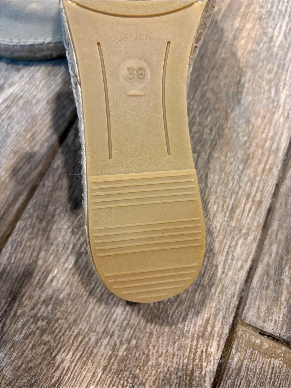 Boden Women’s Cream Espadrille Slingback Flats size 39 US 8